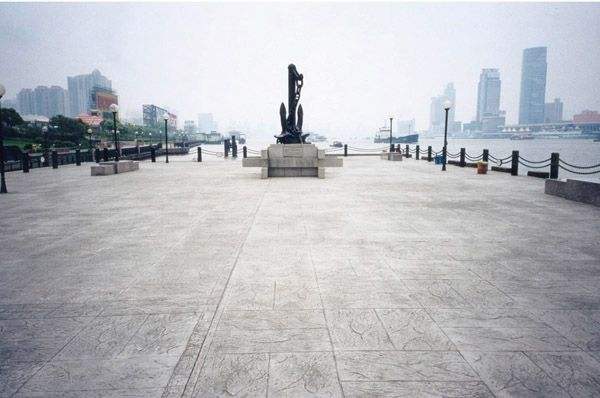 广场压花地坪